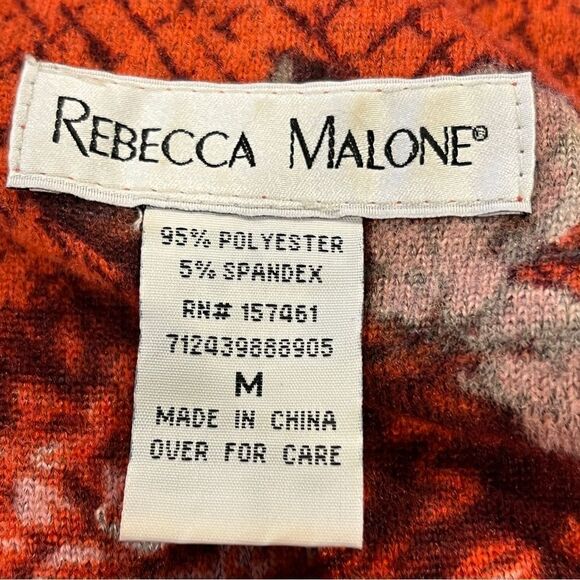 Floral long sleeve boat neckline sweater size Medium - Picture 9 of 13